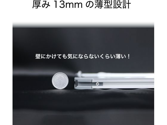 アスカ アルミ枠ホワイトボード L 幅600×高さ450mm AWB057 通販