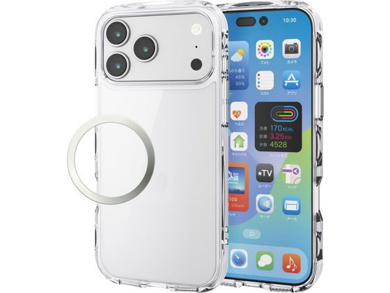 エレコム iPhone17ProMax 耐衝撃ケース オールクリア PM-A25DTSLACR