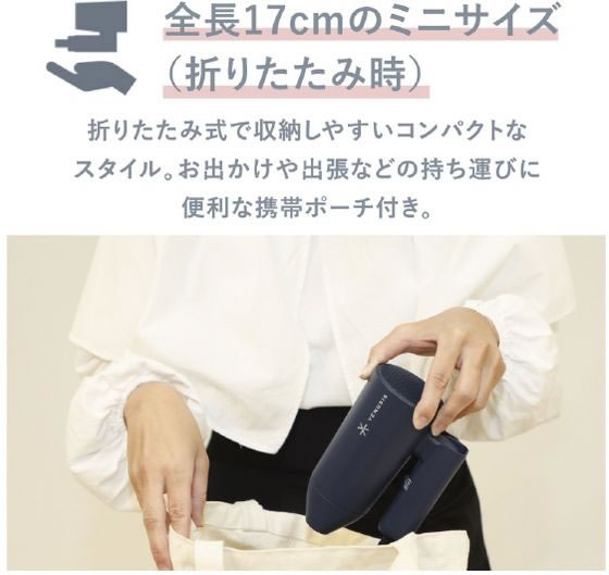 オルゴ マイナスイオンミニドライヤー e angle select VENUSiS