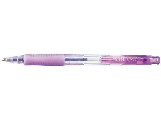 ●油性ボールペン●ボール径：０．７ｍｍ●インキ色：ブラック●軸色：うすむらさき●ノック式●全長：１４５ｍｍ●油性染料インキ●材質：軸／ＰＭＭＡ、ノック・クリップ／ＡＢＳ、グリップ／エラストマー●替芯：