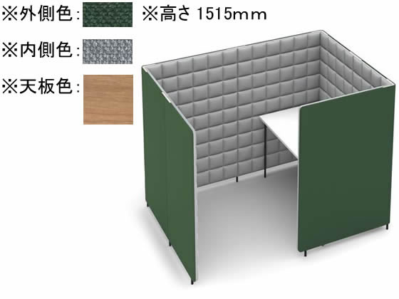 ●品番：ＰＦＲ−ＡＳＤ１３１９Ｌ−Ｑ６Ｐ２１●外寸法：幅１３６０×奥行２０００×高さ１５１５ｍｍ●テーブル高さ：７２０ｍｍ●質量：９９．９ｋｇ●本体材質：表面材クロス、ポリウレタンフォーム（芯材）ＭＤ