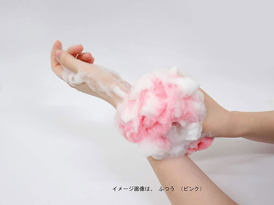 東和産業 ボディタオル すご泡 4ナイロンタオルロング ふつう ピンク