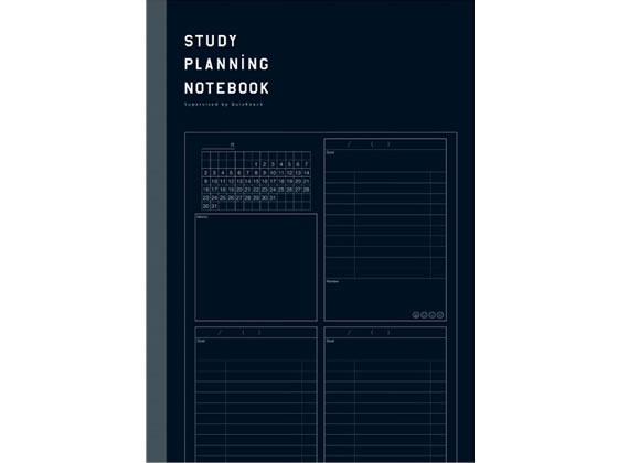 学研ステイフル QuizKnock×Gakken 勉強計画ノート ブラック 通販