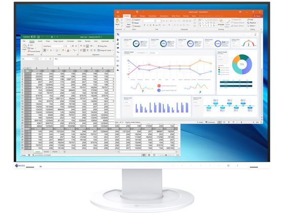 EIZO FlexScan 24.1^ J[tj^[ zCg EV2410R-WT