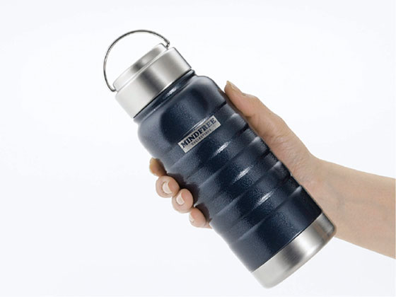 カクセー マインドフリー ステンレスボトル 1000ml ネイビー カクセー マインドフリー ステンレスボトル 1000ml ネイビー