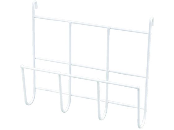 ●型番：HM-102●フック長さ（mm）：65 ●縦（mm）：240 ●色：白 ●品名：郵便物用フック ●幅（mm）：275 ●奥行（mm）：85 ●横（mm）：275●メッシュパネル用●スチール