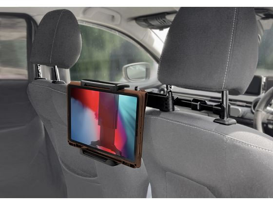 カシムラ 手帳型ケース対応 タブレットホルダー ヘッドレスト取付 AT88