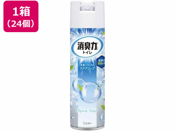 エステー トイレの消臭力スプレー アクアソープ 365mL×24個 通販