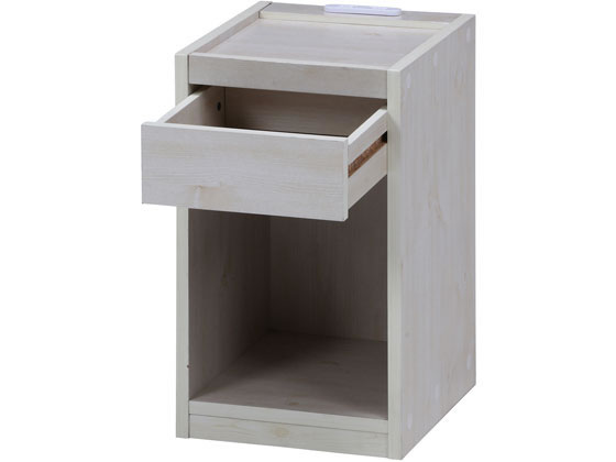 不二貿易 ベッドサイドテーブル ホワイト 99324 通販【フォレストウェイ】