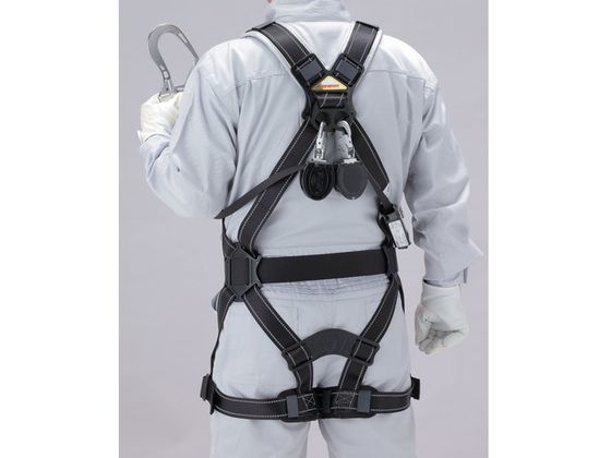 トーヨーセフティ フルハーネス型 巻取式 小型 1 ダブルランヤード