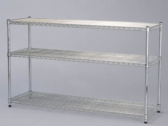 ●商品サイズ（約）：幅１５０×奥行４６×高さ９０ｃｍ●耐荷重（約）：全体３００ｋｇ、棚板１枚あたり１００ｋｇ●ポール径（約）：２５ｍｍ●注文単位：１台