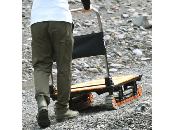 矢崎化工 運搬台車アクロス クローラタイプ ネイビー 通販【フォレスト