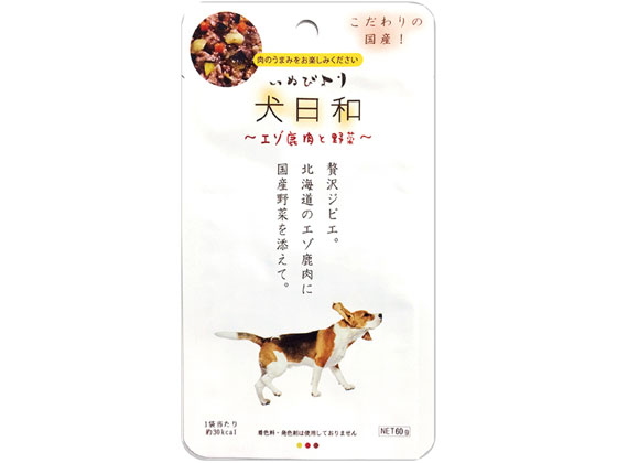 わんわん 犬日和 レトルト エゾ鹿肉と野菜 60g Forestway 通販フォレストウェイ わんわん 犬日和 レトルト エゾ鹿肉と野菜 60g Forestway 通販フォレストウェイ