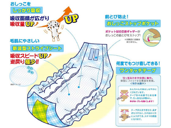 第一衛材 男の子のためのマナーおむつ 小型～中型犬15枚 通販