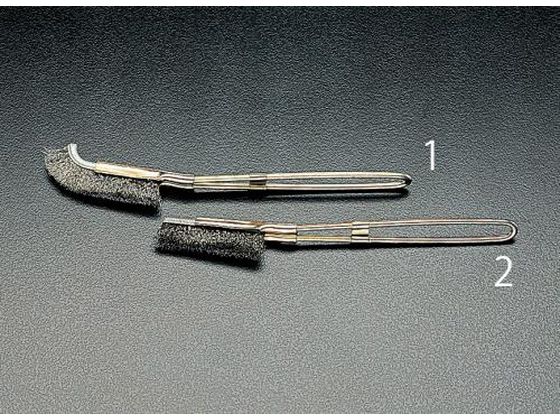 ●ブラシ材質：ステンレス（ＳＵＳ３０４）●先形状：直●ブラシサイズ：１４×６０ｍｍ●毛丈：約１５ｍｍ●全長：２１５ｍｍ●線径：０．１３ｍｍ●重量：５８ｇ●入数：１本