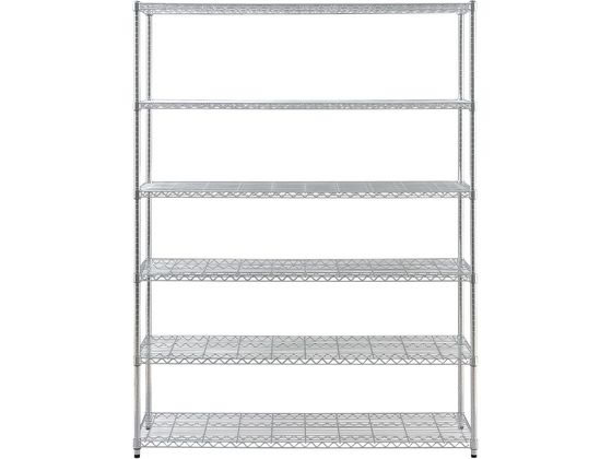 ●商品サイズ（約）：幅１５０×奥行４６×高さ２１０ｃｍ●耐荷重（約）：全体４５０ｋｇ、棚板１枚あたり７５ｋｇ●ポール径（約）：２５ｍｍ●注文単位：１台