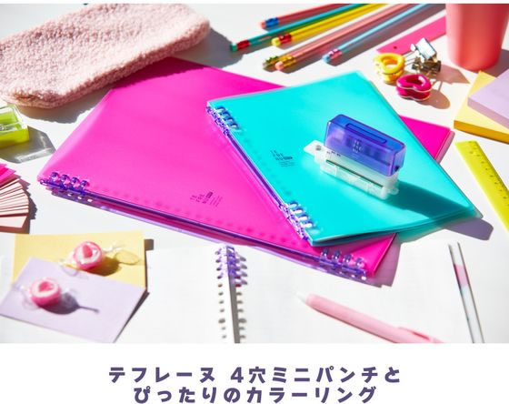 キングジム リングノート テフレーヌ ネオ B5 緑 9855TTENE-002 通販