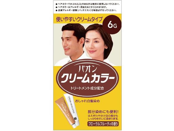 ●カラー：自然な褐色（６Ｇ）●クリームタイプ●有効成分：５−アミノオルトクレゾール、パラアミノフェノール、パラフェニレンジアミン、メタアミノフェノール、硫酸トルエン−２．５−ジアミン、レゾルシン、流動
