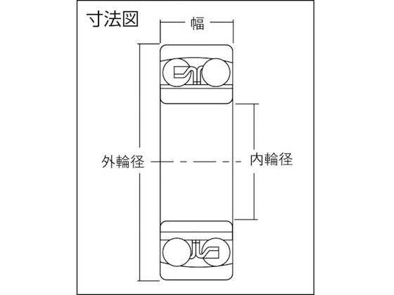 NTN A 小径小形ボールベアリング内輪径40mm外輪径80mm幅23mm 2208S ...