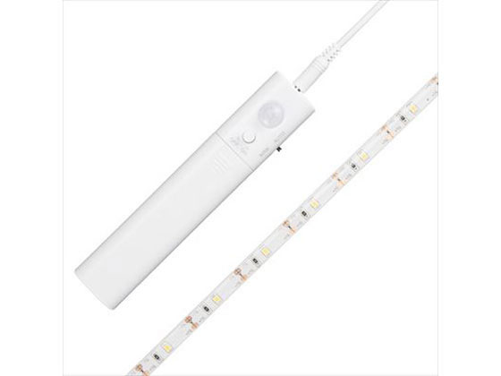●乾電池式●検知方法：人感センサー、常時点灯●光源：白色ＬＥＤ×３０灯（交換不可）●色温度（Ｋ）：約３０００●使用電池（別売）：単４形乾電池×４本●電池寿命：・常時点灯（時間）：約２．５（連続点灯）・