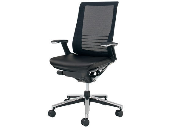 ●品番：ＣＲ−ＧＡ２５０３Ｅ６Ｌ７Ｅ６−Ｗ●カラー／本体・背：ブラック、座：ブラック●外寸法／幅〜６８０×奥行６０５〜８４５×高さ９８５〜１０７５ｍｍ●座面寸法／幅５００×奥行４１０〜４６０ｍｍ●肘内