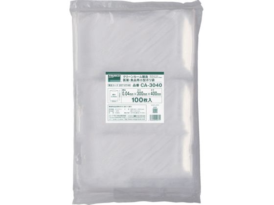 ●型番：CA-2030●入数：100枚●縦（mm）：300 ●色：透明 ●横（mm）：200 ●厚さ（mm）：0．04●厚さ：0．04mm●無添加低密度ポリエチレン