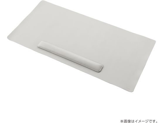 ●サイズ：（マウスパッド）幅：８００×奥行き４００×高さ１ｍｍ、（リストレスト）幅４００×奥行き５５×高さ１９ｍｍ●重力：（マウスパッド）１７７ｇ、（リストレスト）９５ｇ●材質：ポリウレタン●色：グレ