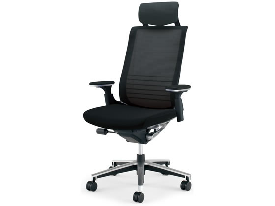 ●品番：ＣＲ−ＧＡ２５１５Ｅ６ＧＭＥ６−Ｗ●カラー／本体・背：ブラック、座：ブラック●外寸法／幅６８５〜６９５×奥行６１０〜８８０×高さ１１４５〜１２３５ｍｍ●座面寸法／幅５００×奥行４１０〜４６０ｍ
