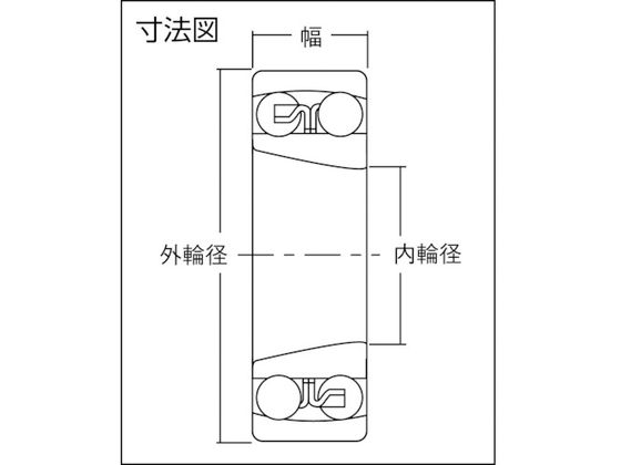 ＮＴＮ 自動調心玉軸受（すきま大テーパ穴）外輪径７５ｍｍ内輪径