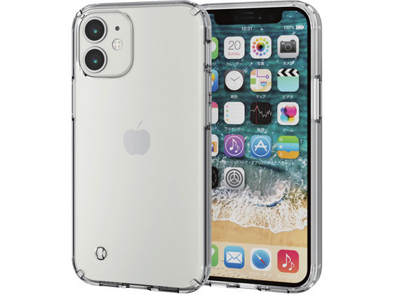 ●対応機種：ｉＰｈｏｎｅ １２ ｍｉｎｉ●セット内容：ケース本体×１●材質：ケース本体／ＴＰＵ（熱可塑性ポリウレタン）、ポリカーボネート●カラー：クリア端末のデザインを損なわず、最もシンプルなスタイル