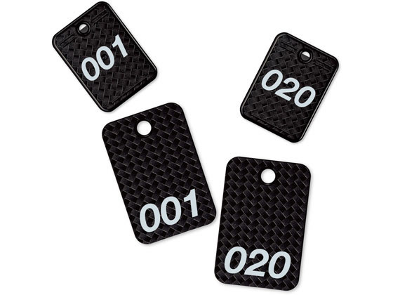 （まとめ）オープン工業 クロークチケット 1〜20 緑BF-150-GN〔×10セット〕 BF-150 ｜ オープン工業株式会社