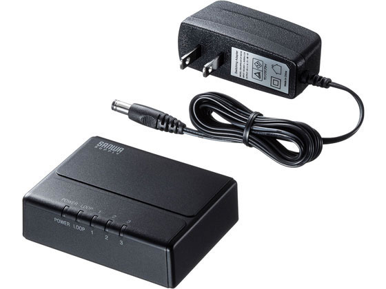 ライフウェーブ　アラビダパッチ3箱セット サンワサプライ ギガビット対応 スイッチングハブ3ポート