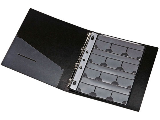 サンワサプライ メモリーカードファイルケースA4リングファイル+2 