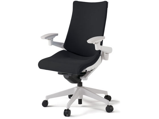 ●品番：ＫＧ−４１７ＰＳ−Ｗ９Ｔ１●クロスバック●アジャスタブル肘●外寸法：幅６８０×奥行６８０×高さ１０１０〜１１２５ｍｍ●座面高さ：４４０〜５５５ｍｍ●座面寸法：幅５４０×奥行３９０〜４６５ｍｍ●