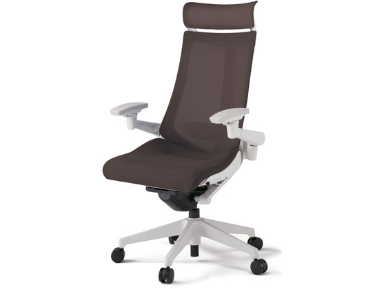 ●品番：ＫＧ−４５７ＪＶＥ−Ｗ９Ｈ２●メッシュバック●アジャスタブル肘●外寸法：幅６８０×奥行６８０×高さ１１５０〜１２６５ｍｍ●座面高さ：４４０〜５５５ｍｍ●座面寸法：幅５４０×奥行３６５〜４４０ｍ
