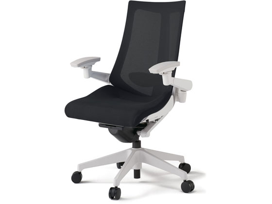 ●品番：ＫＧ−４５７ＪＶ−Ｗ９Ｔ１●メッシュバック●アジャスタブル肘●外寸法：幅６８０×奥行６８０×高さ１０００〜１１１５ｍｍ●座面高さ：４４０〜５５５ｍｍ●座面寸法：幅５４０×奥行３６５〜４４０ｍｍ