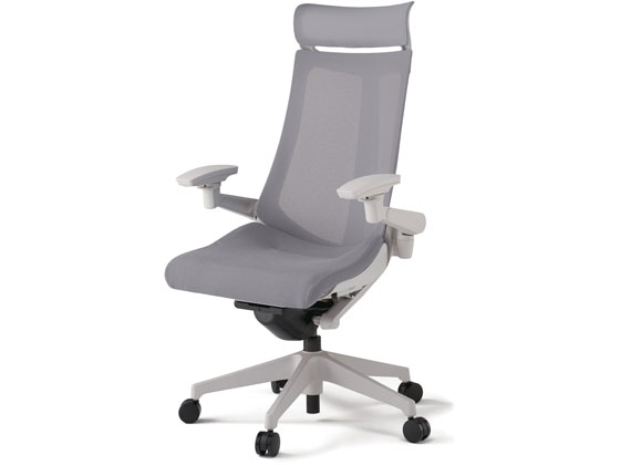 ●品番：ＫＧ−４７７ＪＶＥ−ＧＮＷ６●メッシュバック●アジャスタブル肘●外寸法：幅６８０×奥行６８０×高さ１１５０〜１２６５ｍｍ●座面高さ：４４０〜５５５ｍｍ●座面寸法：幅５４０×奥行３６５〜４４０ｍ