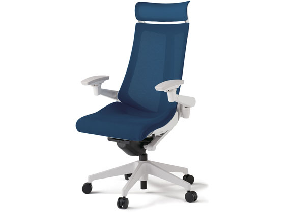 ●品番：ＫＧ−４７７ＪＶＥ−Ｗ９Ｂ２●メッシュバック●アジャスタブル肘●外寸法：幅６８０×奥行６８０×高さ１１５０〜１２６５ｍｍ●座面高さ：４４０〜５５５ｍｍ●座面寸法：幅５４０×奥行３６５〜４４０ｍ
