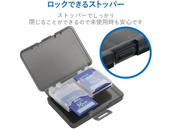 エレコム SDカードケース 4枚収納 CMC-06NSD4 通販【フォレストウェイ】