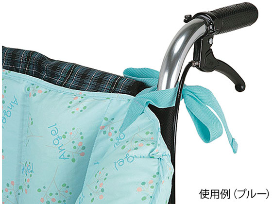 通気ビーズクッション(車いす用) 1625 ブルー 車いす用クッション 通気ビーズクッション ブルー 1625 大阪エンゼル