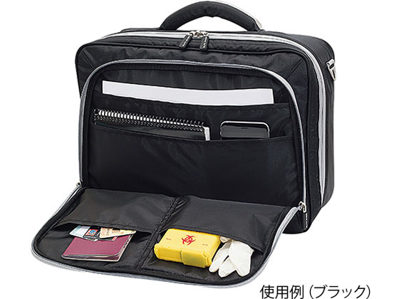 エリートバッグ 訪問看護用3ウェイバッグ プラクティス ブラック EB00
