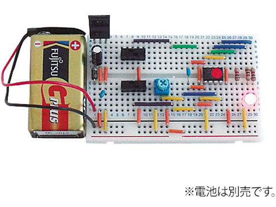 ●仕様：ＬＥＤイルミネーション●セット内容●ブレッドボード（ＳＡＤ−１０１）×１●ジャンプワイヤ×３７本●電池スナップ（００６Ｐ角型乾電池用）×１●マイコン（ＰＩＣ１２Ｆ１８２２（プログラム書込済））