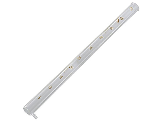 ●型番：ＳＴ−５０用ガラス管●容量：５０ｃｍ●一目盛：５ｍｍ（寸法目盛）●生産国：日本