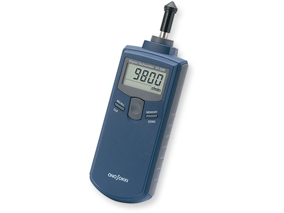 ●型番：ＨＴ−３２００●測定精度：（Ｌモード）０．５〜１２４９．９ｒｐｍ：±０．１、１２５０．０〜２０００．０ｒｐｍ：±０．２（Ｈモード）５〜１００００ｒｐｍ：±１●使用温度範囲：０〜＋４０℃●電池：