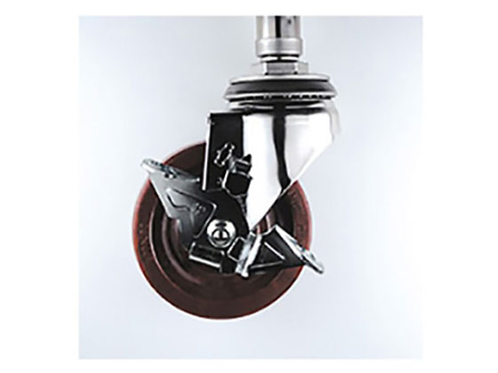 ●車輪径：１００ｍｍ●取付高：１３８ｍｍ●材質：フェノール車 ストッパー付●ステンレス金具●許容荷重：８０ｋｇ●ねじ径：ＵＮＦ１／２×２０山●製造国：日本●生産国：日本