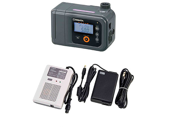 ●型番：ＭＰ−Σ５００Ｎ?クイックチャージャー付●流量可変範囲（Ｌ／ｍｉｎ）：２．００〜５．００●サイズ（ｍｍ）：１４５×６７×９５●ポンプ方式：ダブルダイアフラム式●精度：設定流量値に対し±５％以内