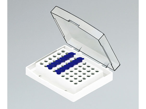 ●マイクロチューブ（０．５ｍＬ×５４本）用ブロック●フロントラボ●型番：Ｂ−１００ Ｂｌｏｃｋ●生産国：中国