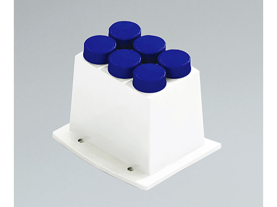 ●コニカルチューブ（５０ｍＬ×６本）用ブロック●フロントラボ●型番：Ｈ−１００ Ｂｌｏｃｋ●生産国：中国
