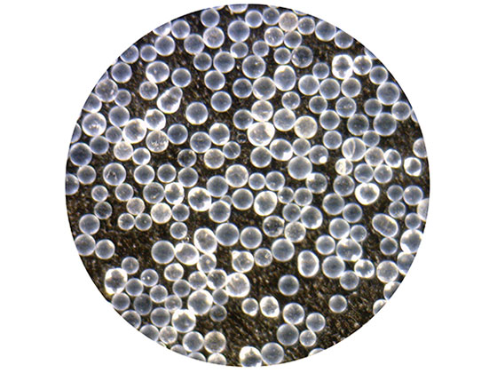 ブラスト用研削材　（ガラスビーズ）　代表粒径：63〜106μm その他 aso 3-1860-05 病院・研究用品 | 秋山産業 ガラスビーズ サンドブラスト用 25kg UB-23L
