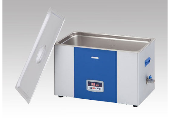 ●槽容量：２２．５Ｌ●材質：本体／スチール、槽／ステンレス（ＳＵＳ３０４）●発振回路：他励発振方式●発振子：ボルト締めランジュバン型振動子●出力：３８０Ｗ●発振周波数：３５ｋＨｚ●ヒーター：２０〜６０